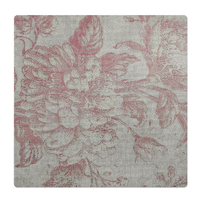 Podložka pod stoličku na kolieskach Retro kvetinový ornament