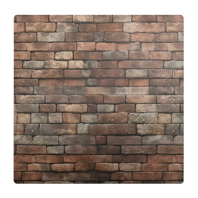 Podložka pod kolieskovú stoličku Retro tehlová stena