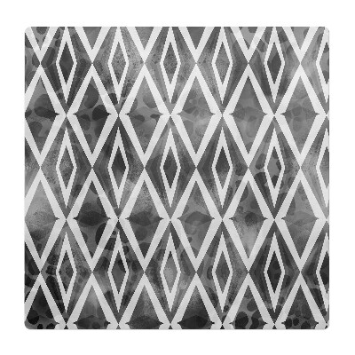 Podložka pod stoličku na kolieskach Geometrický retro vzor