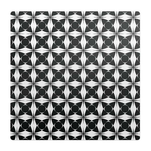 Podložka pod stoličku Geometrický retro vzor
