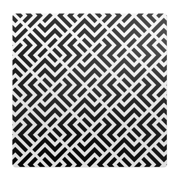 Podložka pod kolieskovú stoličku Geometrický cikcak