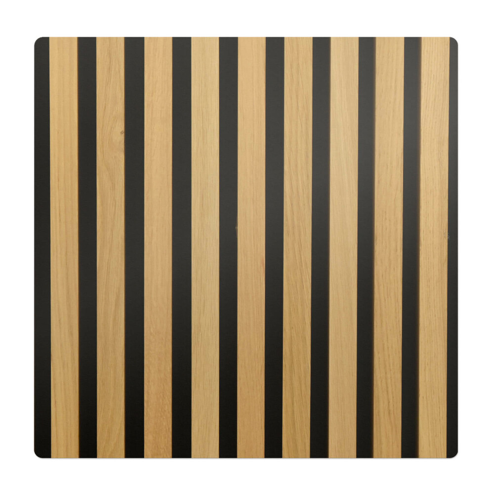 Podložka pod stoličku Zvislé pruhy z dreva