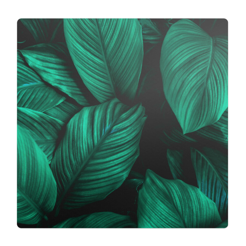 Podložka pod kolieskovú stoličku Tropické listy