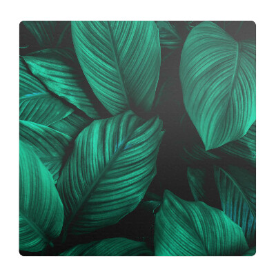 Podložka pod kolieskovú stoličku Tropické listy