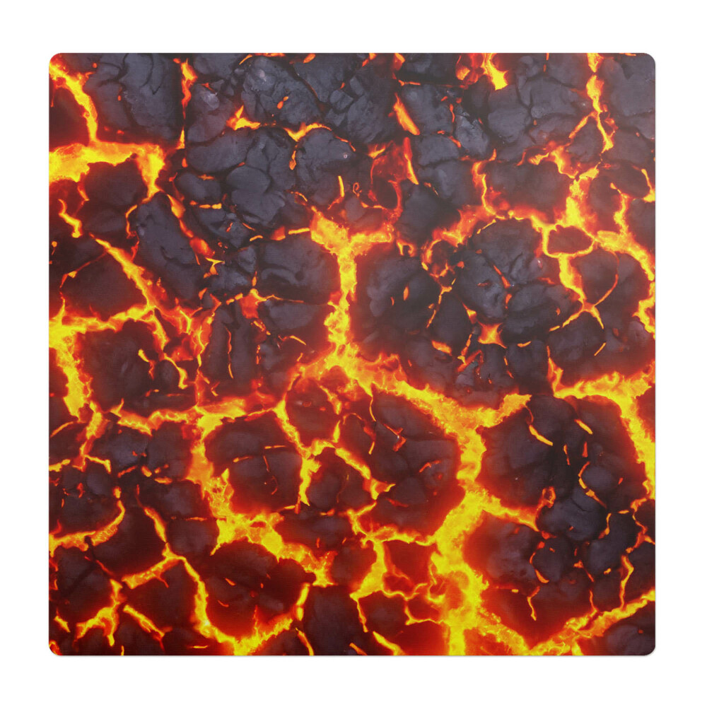 Podložka pod stoličku na kolieskach Žiariaca láva