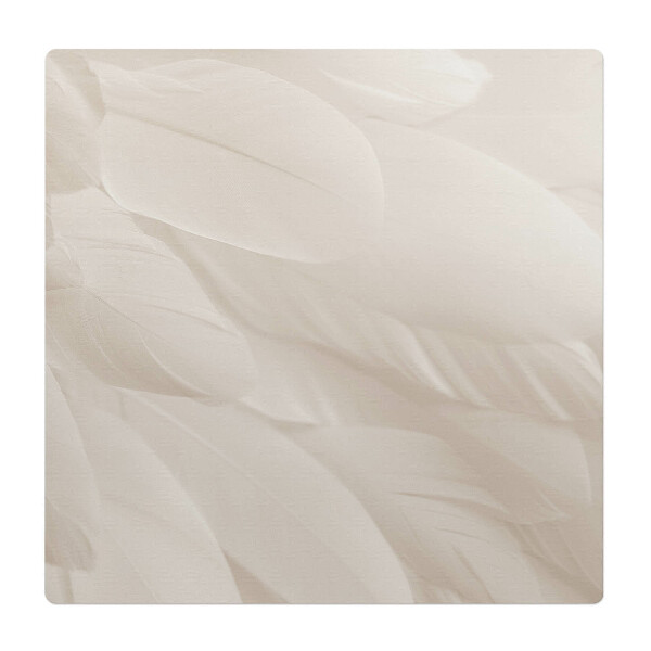 Podložka pod stoličku na kolieskach Jemné pierka