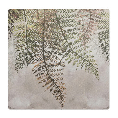 Podložka pod kolieskovú stoličku Listy papradia