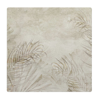 Podložka pod stoličku na kolieskach Jemné listy pozadia