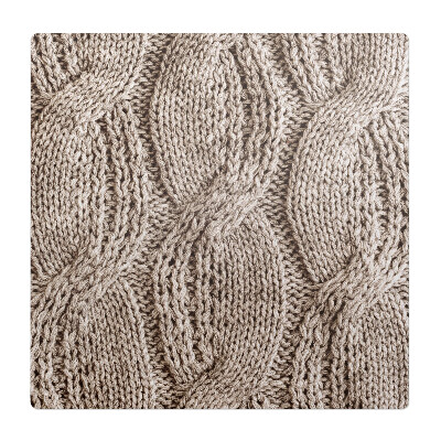 Podložka pod kolieskovú stoličku Vzor pleteného svetra