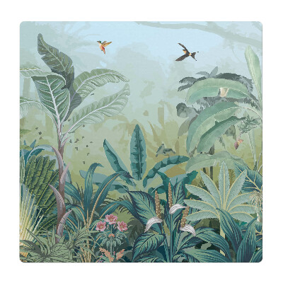 Podložka pod stoličku na kolieskach Tropická džungľa