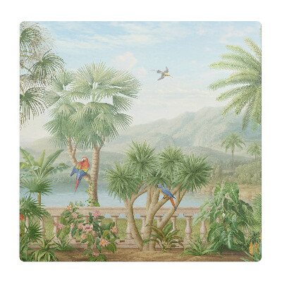 Podložka pod kolieskovú stoličku Tropická krajina