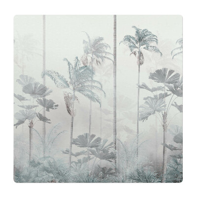 Podložka pod stoličku na kolieskach Jemná džungľa