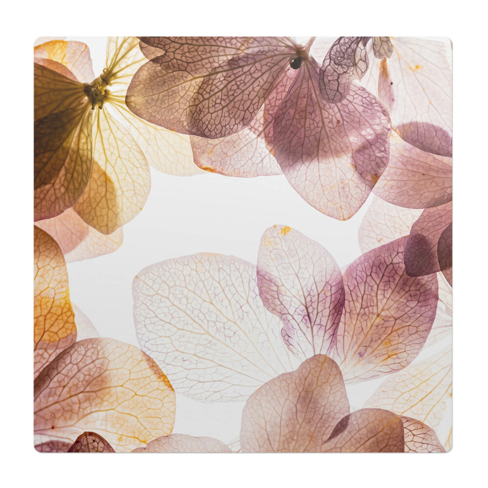 Podložka pod stoličku na kolieskach Jemné lupienky kvetov