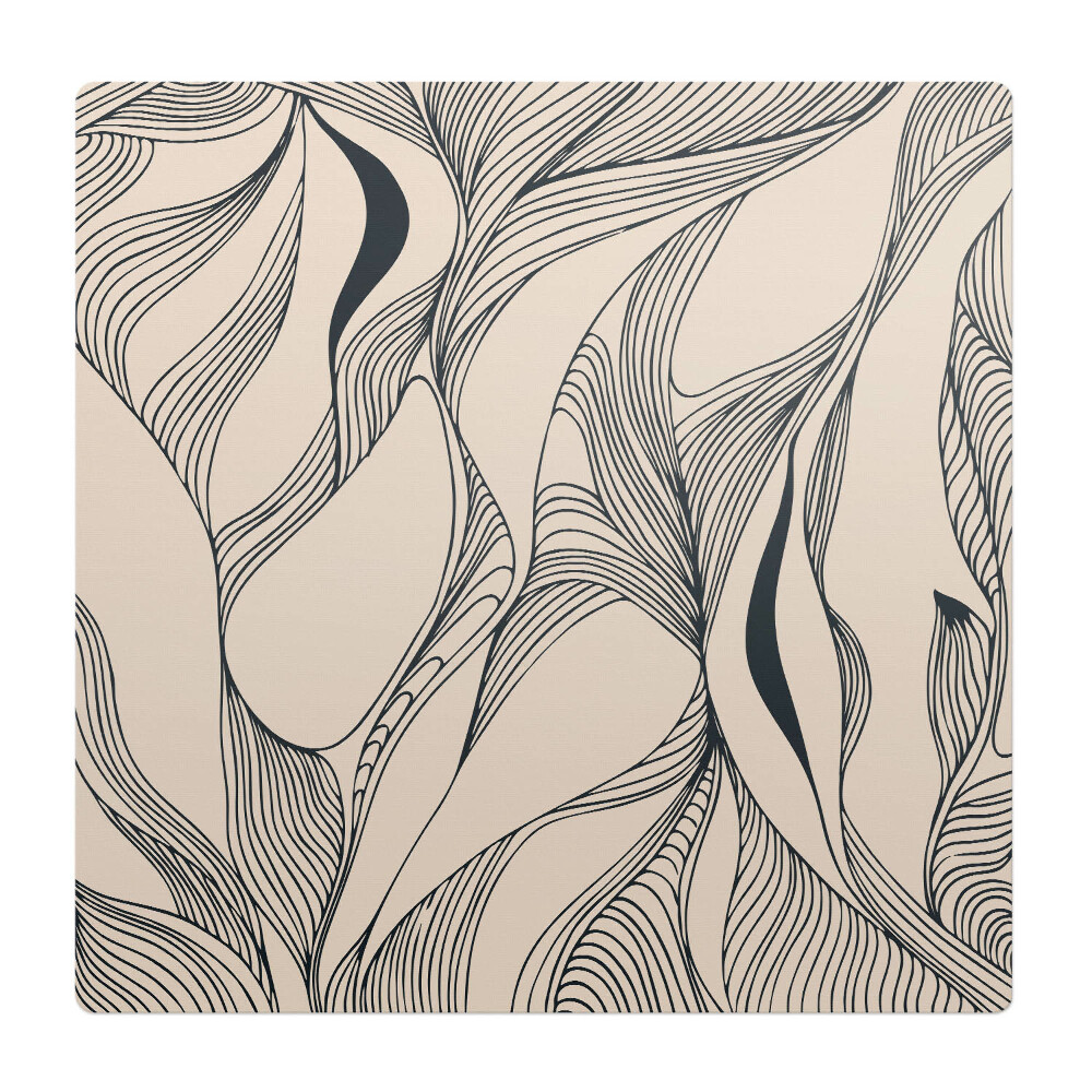 Podložka pod stoličku na kolieskach Abstraktné čiary