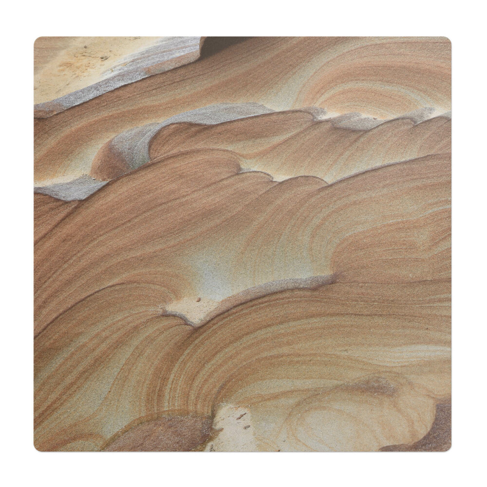 Podložka pod stoličku na kolieskach Vlnité kamenné vzory