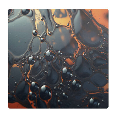 Podložka pod stoličku na kolieskach Bubliny v tekutine