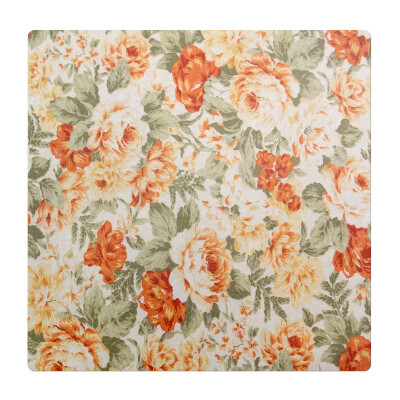 Podložka pod kolieskovú stoličku Vintage kvetinový vzor