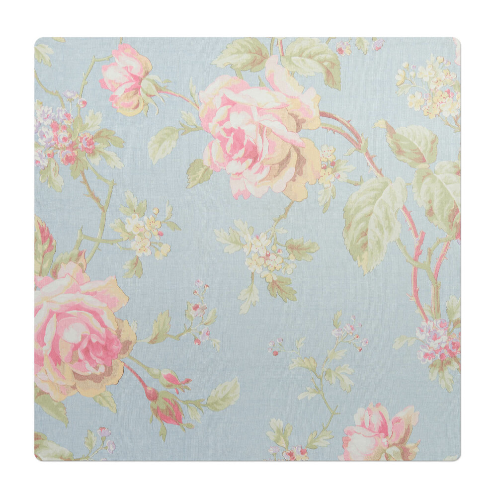 Podložka pod kolieskovú stoličku Kvety na pastelovom pozadí
