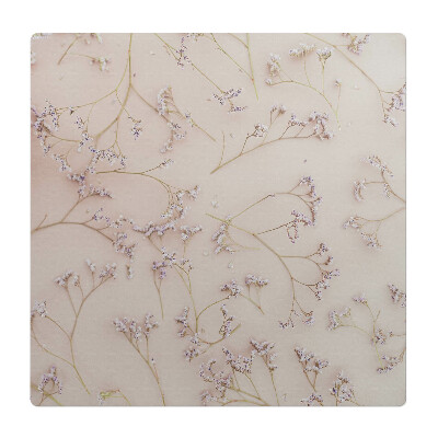 Podložka pod kolieskovú stoličku Jemné kvety na pozadí