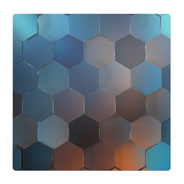 Podložka pod stoličku Šesťuholníkový gradient