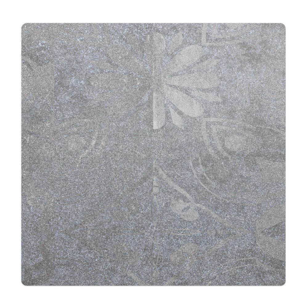 Podložka pod stoličku na kolieskach Kvetinový ornament