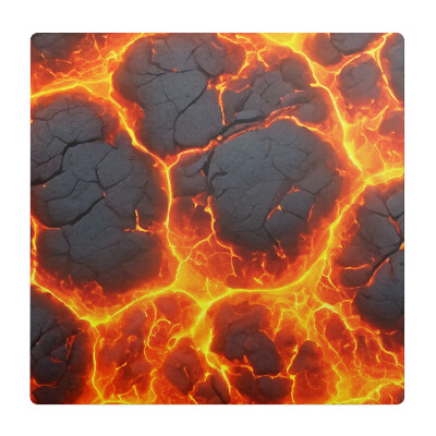 Podložka pod stoličku Lávové trhliny