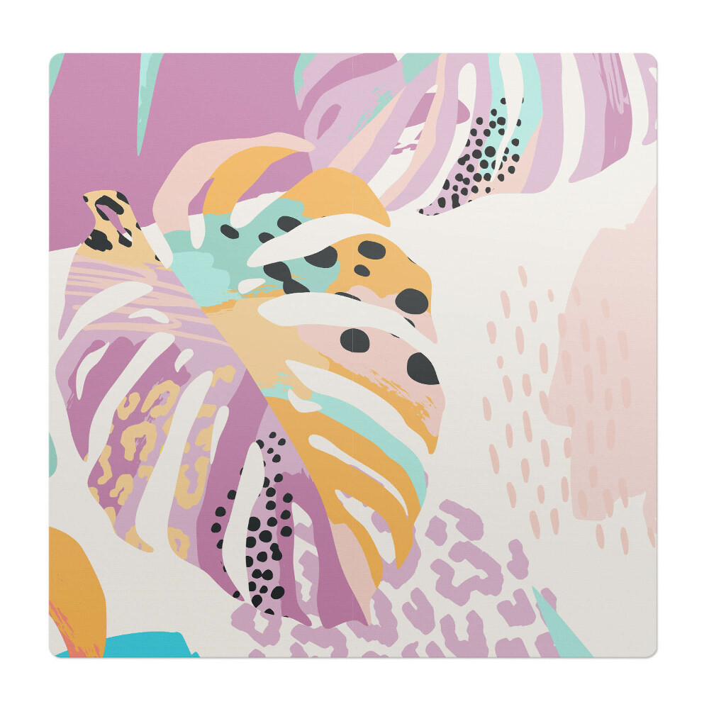 Podložka pod stoličku Abstraktné listy