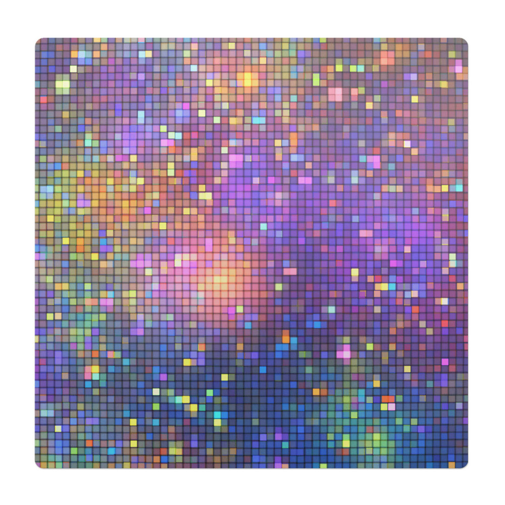 Podložka pod kolieskovú stoličku Pixelová mozaika