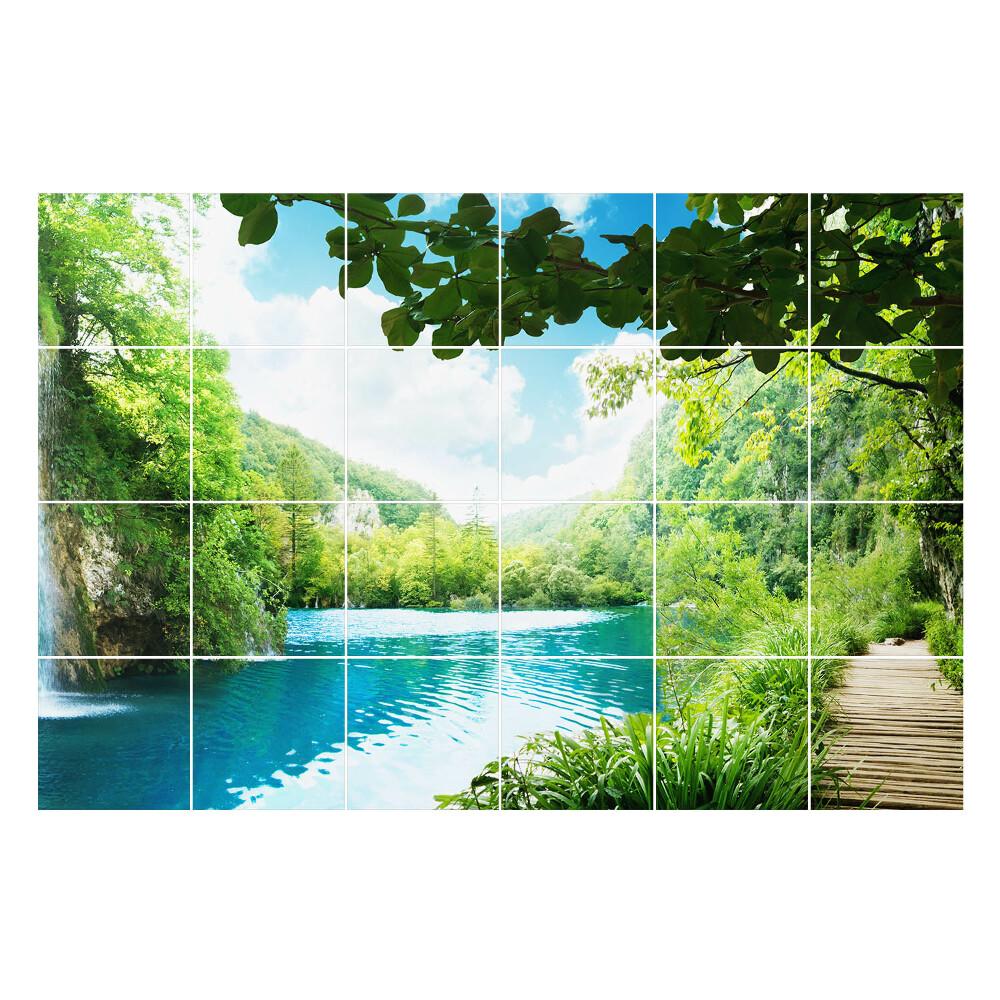 Samolepky na obklady Malebná vodná krajina