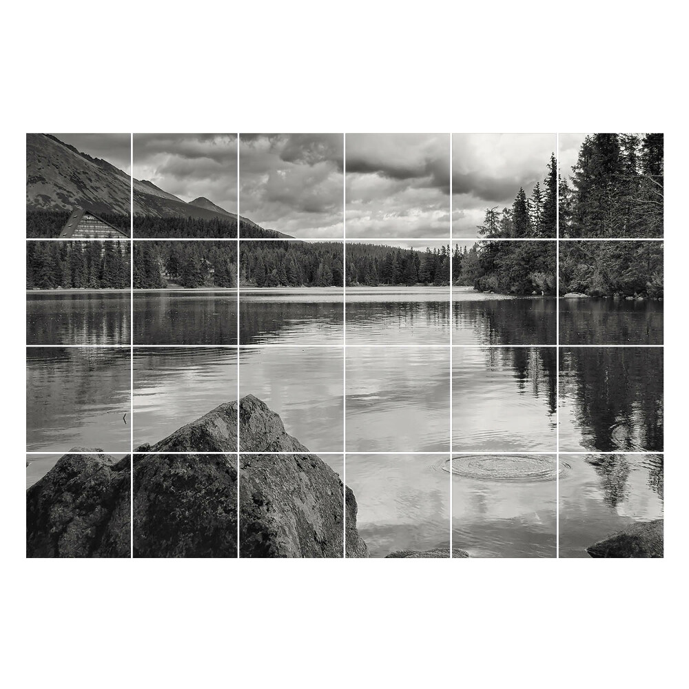 Samolepky na kachličky Pokojná vodná krajina