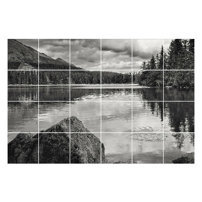 Samolepky na kachličky Pokojná vodná krajina