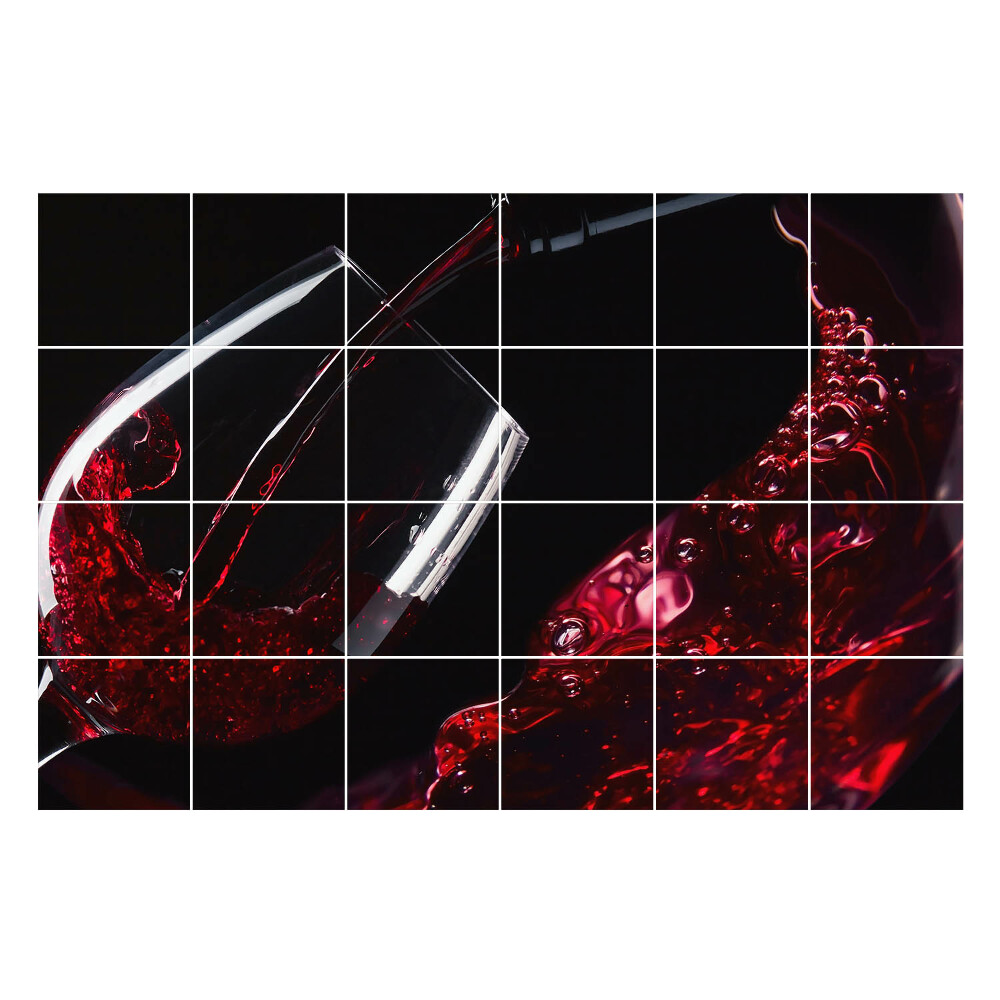 Samolepky na obklady Víno v pohári