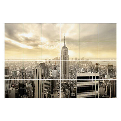 Samolepky na obklady Moderná panoráma mesta