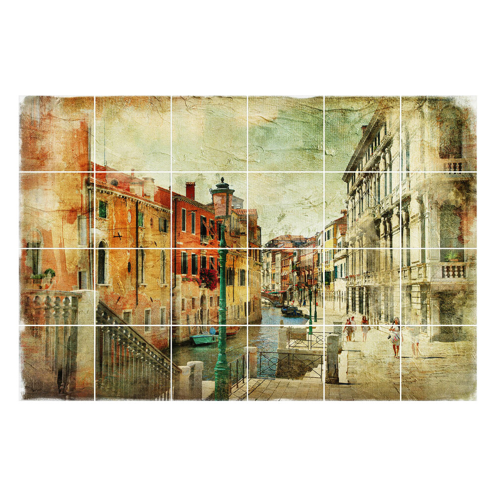 Samolepky na obklady Benátky v maliarskom štýle