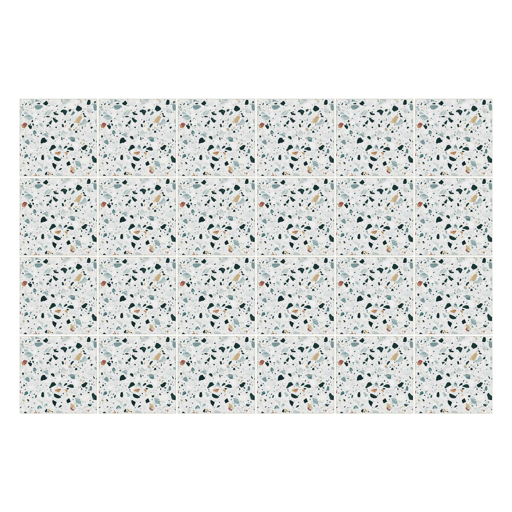 Nálepky na dlaždice Abstraktné tvary a škvrny