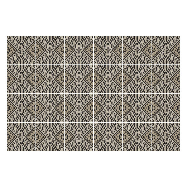 Samolepky na obklady Geometrické kosoštvorcové motívy