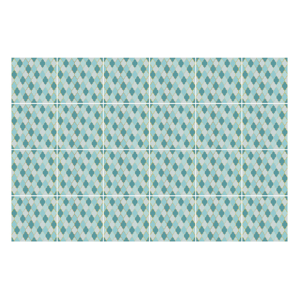 Samolepky na obklady Prekrížené tvary v mriežke