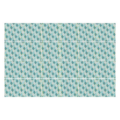 Samolepky na obklady Prekrížené tvary v mriežke