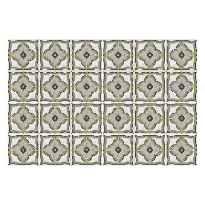 Samolepky na kachličky Ozdoby v mriežke