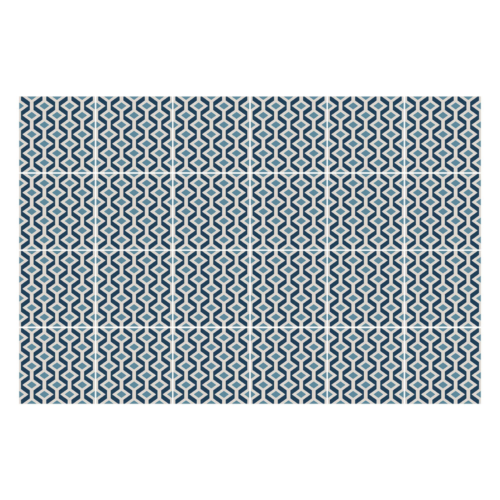 Samolepky na obklady Geometrické obrazce v mriežke