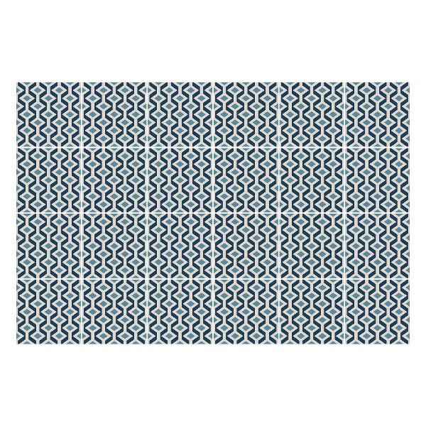 Samolepky na obklady Geometrické obrazce v mriežke