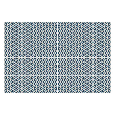 Samolepky na obklady Geometrické obrazce v mriežke