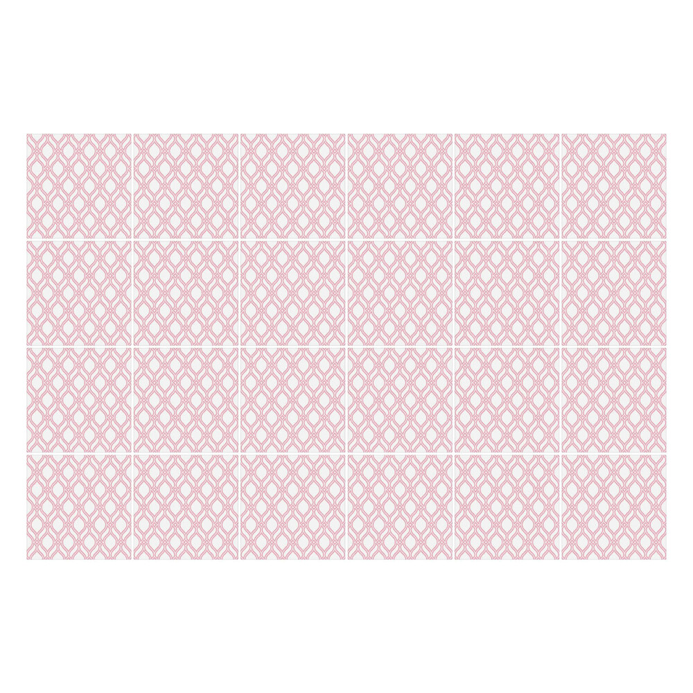 Samolepky na obklady Jemné kosoštvorce v mriežke