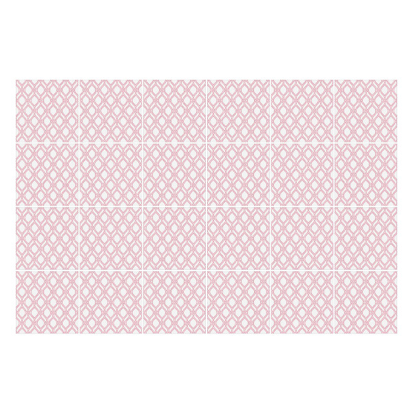 Samolepky na obklady Jemné kosoštvorce v mriežke