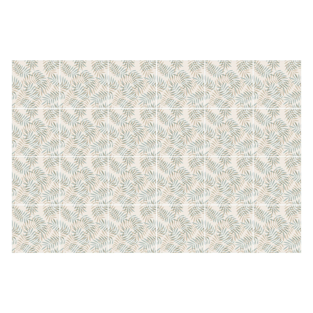 Samolepky na obklady Listy v jemnom usporiadaní