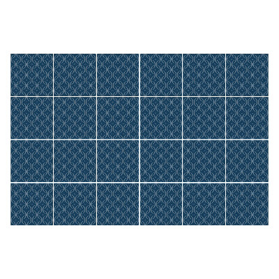 Nálepky na dlaždice Prepletené listy v sieťke