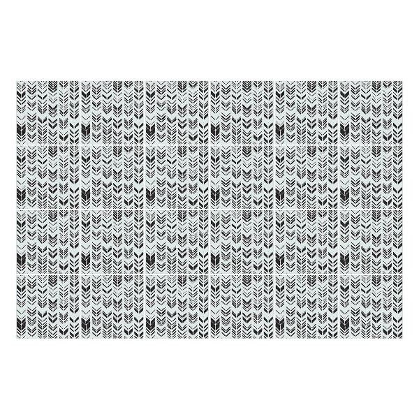 Nálepky na dlaždice Cikcaky a šípky