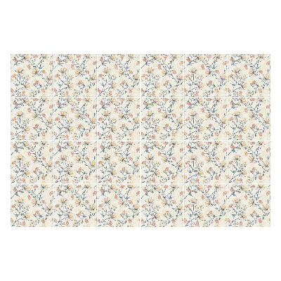 Samolepky na kachličky Kvetinový motív na pozadí