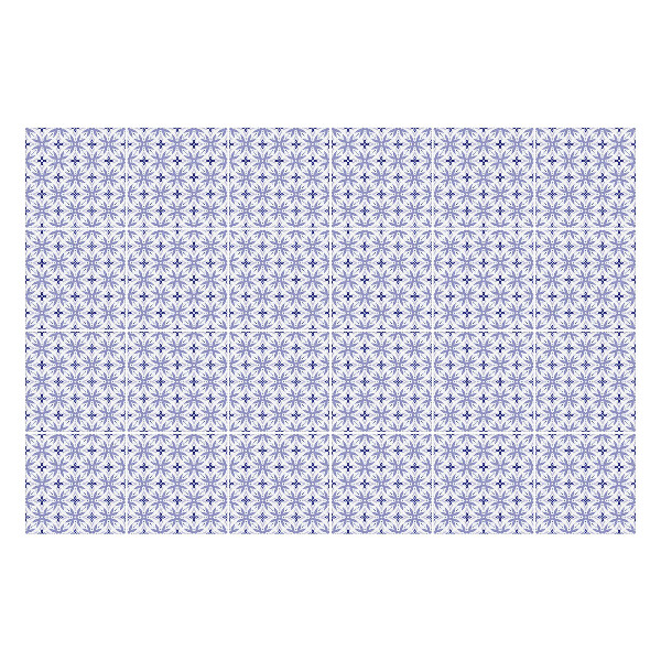 Nálepky na dlaždice Jemné kvetinové motívy