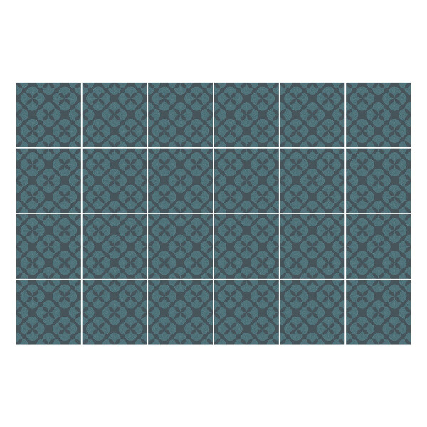 Samolepky na obklady Kvetinový motív v sieťke